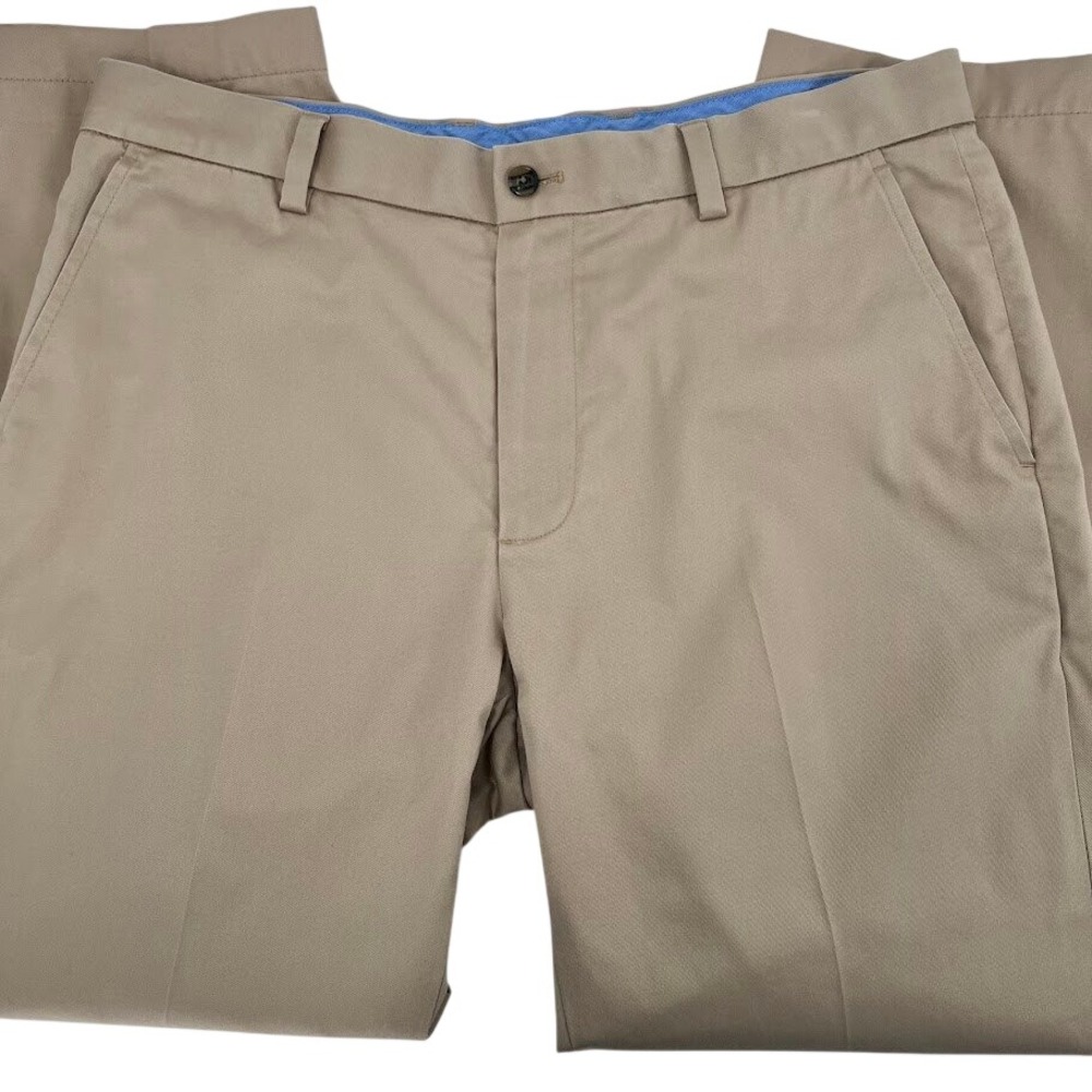 Brooks Brothers Lightweight Advantage Chino Slim Fit Khaki‎ Pants Mens 34x30*tag